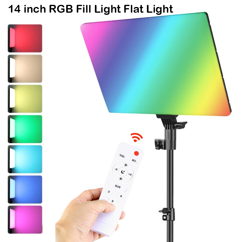 Torjim Rgb Photography Video Lighting - RGB 14'' LED Video Light Remote