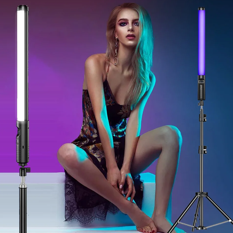 Torjim Rgb Photography Video Lighting - RGB Glow Stick Party Three-Color LED