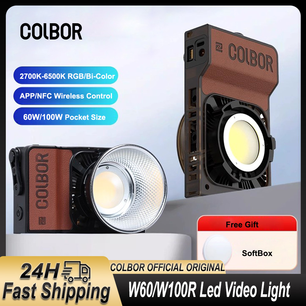 Torjim Rgb Photography Video Lighting - Colbor W60 W100R RGB LED Video