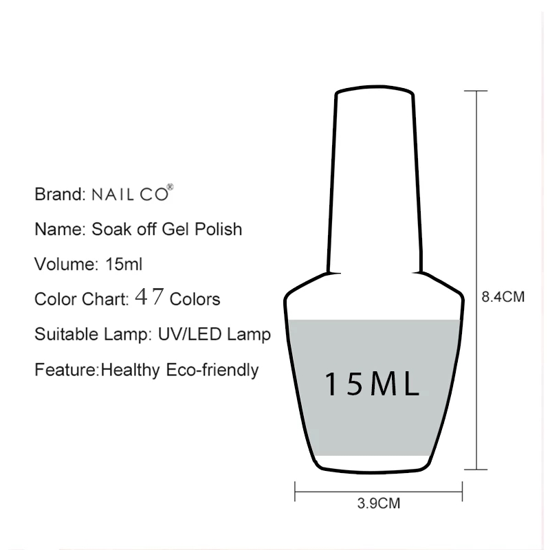 NAILCO 15ml Camel Coffee Gel N - Coloured Gel Set 评论和价格