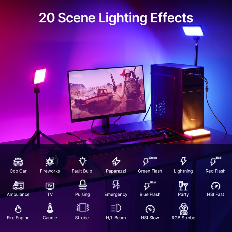 Ulanzi LT002 7 inch Pocket LED - Torjim Rgb Photography Video Lighting 评论和价格