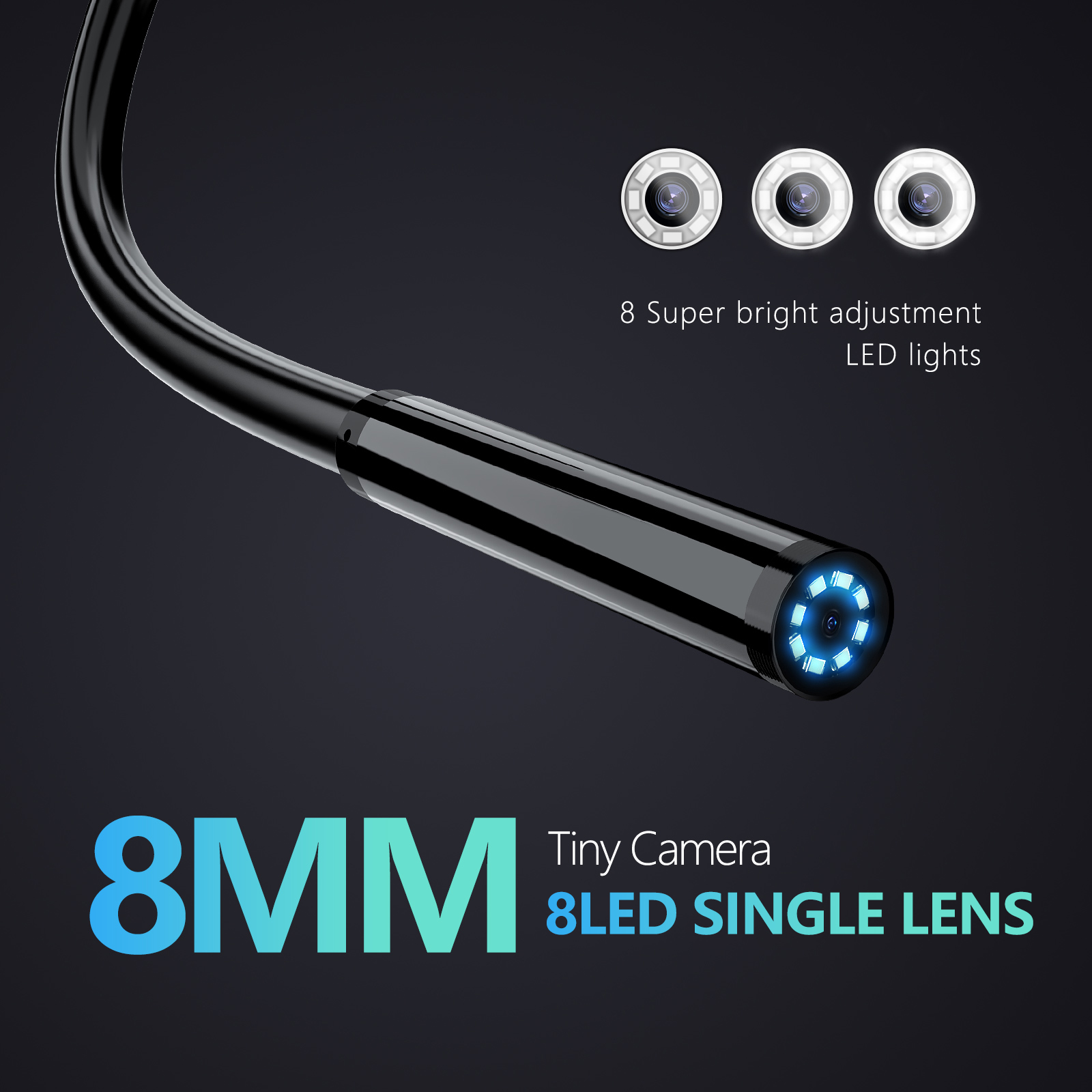 Industrial Endoscope Camera 8m - Macro Photography Led Lighting 评论和价格