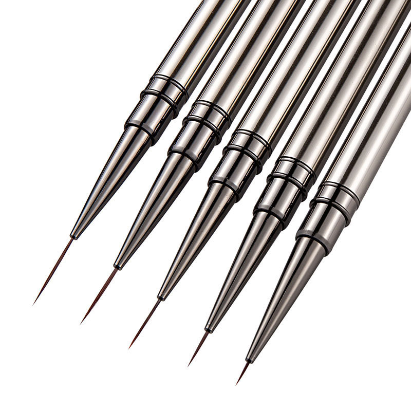 5pcs Nail Art Liner Brushes Se - Coloured Gel Set 评论和价格