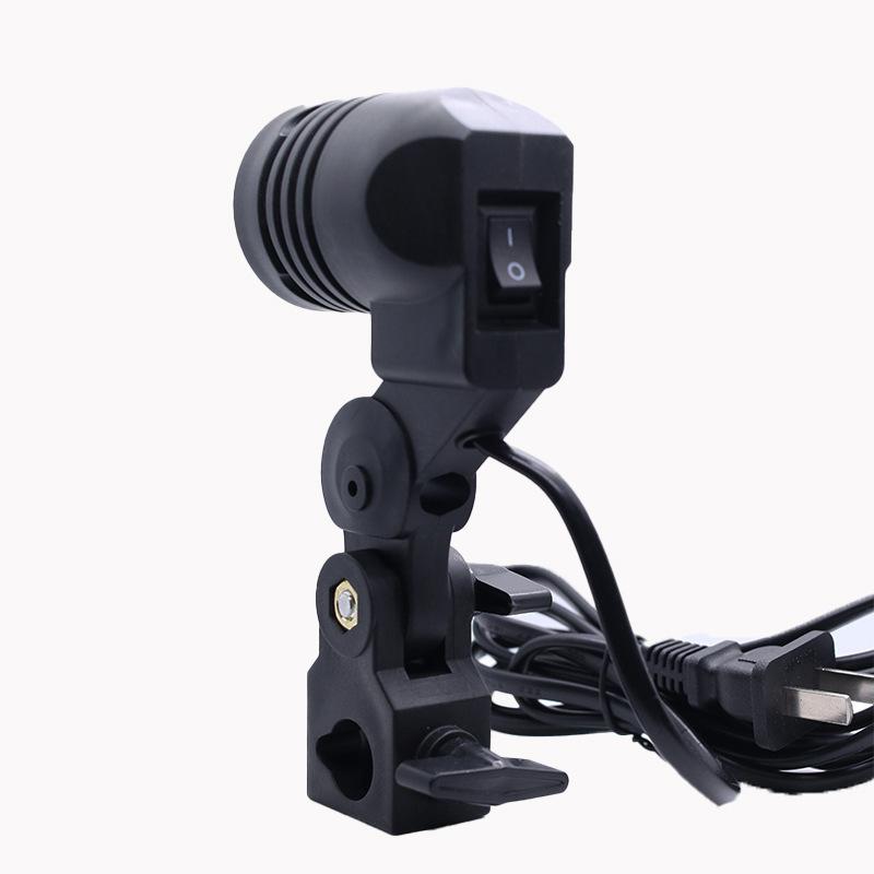 Black 1.8M Cable Cord E27 Sock - Photography Lighting Tools 评论和价格