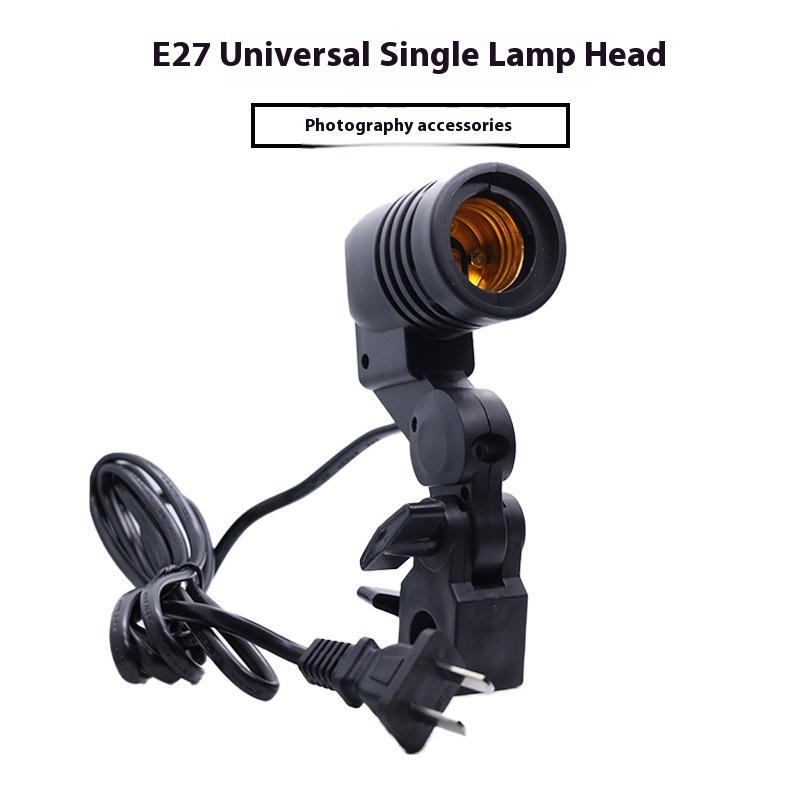 Black 1.8M Cable Cord E27 Sock - Photography Lighting Tools 评论和价格