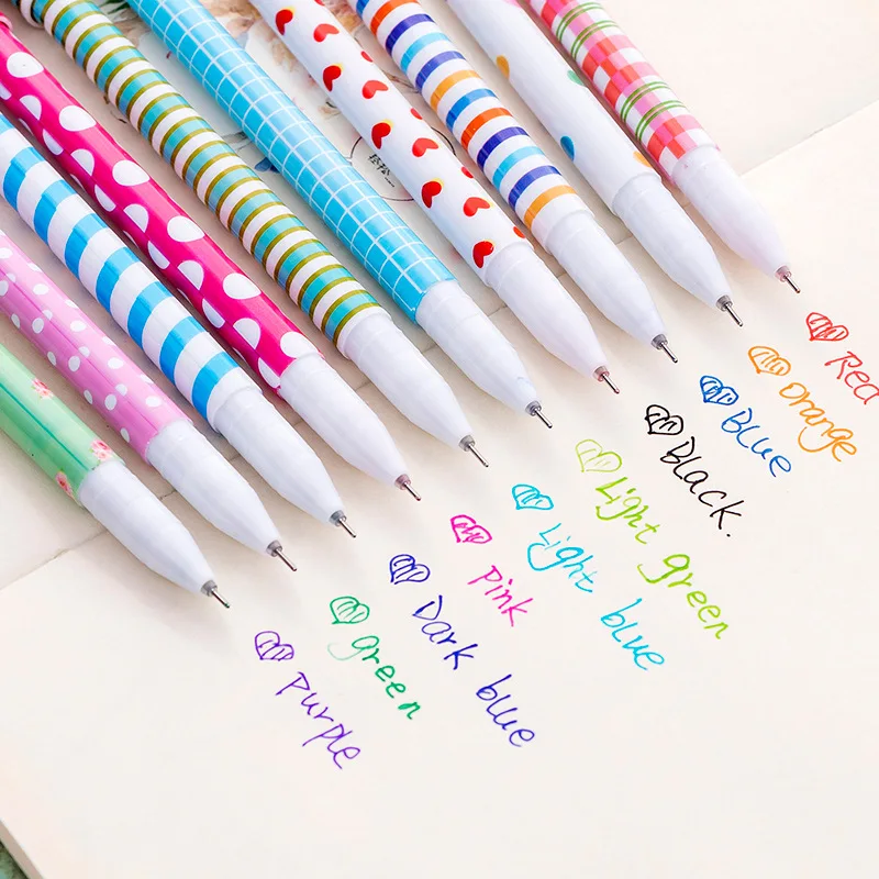 10Pcs/Box Cute Stationery 10 C - Coloured Gel Set 评论和价格