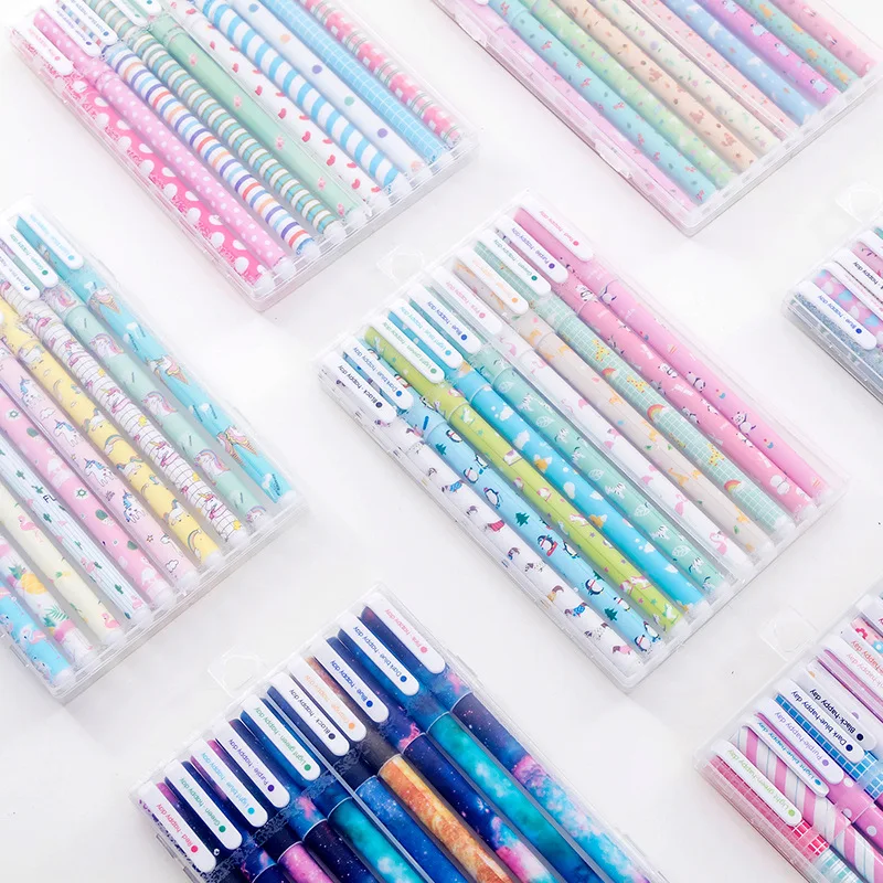 10Pcs/Box Cute Stationery 10 C - Coloured Gel Set 评论和价格