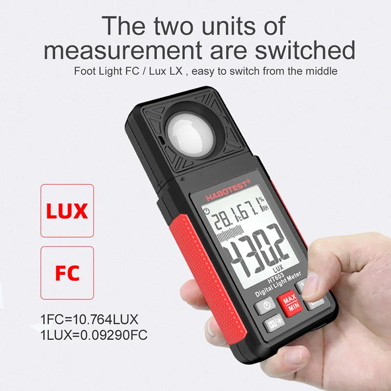 HT603 Digital Lux Meter 0~200, - Photography Lighting For Indoor 评论和价格