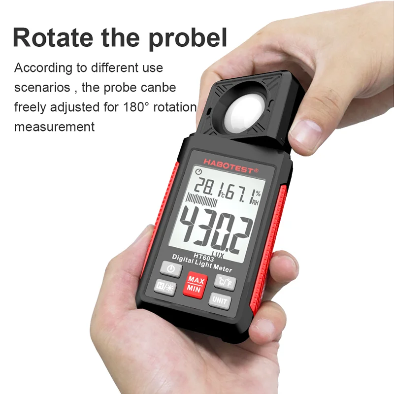 HT603 Digital Lux Meter 0~200, - Photography Lighting For Indoor 评论和价格