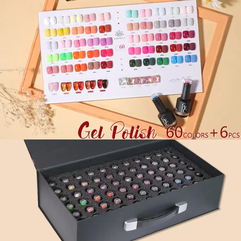BORN PRETTY 60 Colour Professi - Coloured Gel Set 评论和价格