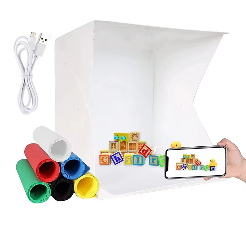 Folding Lightbox Portable Phot - Photography Lighting Meter 评论和价格