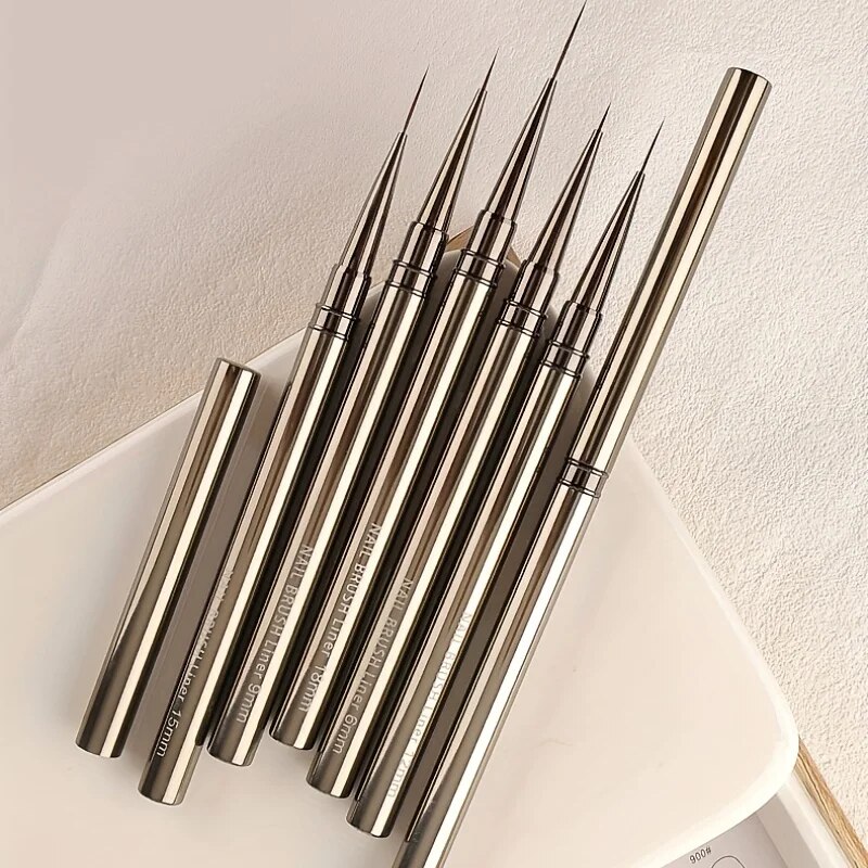 5PCS Nail Art Liner Brushes Ha - Coloured Gel Set 评论和价格