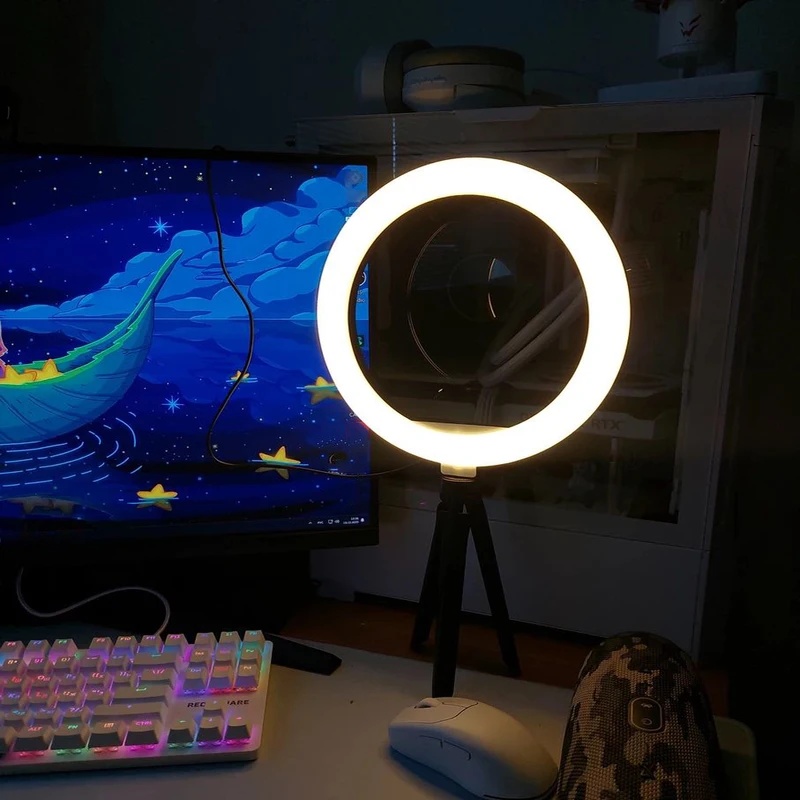 Desiontal 26cm Ring Light with - Photography Lighting Rgb 评论和价格