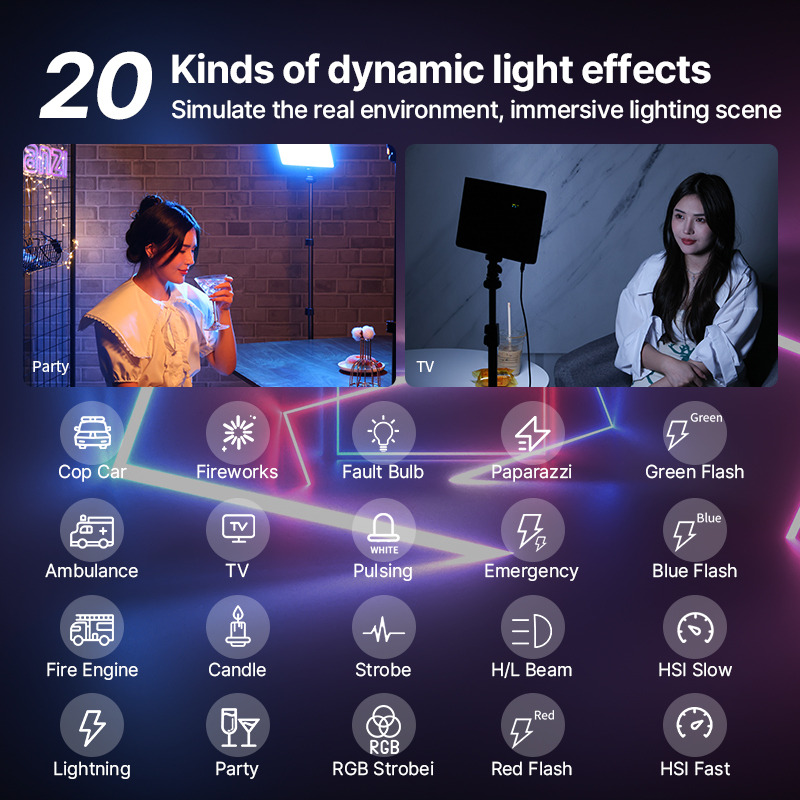 Ulanzi LT003 15W RGB Video Lig - Photography Lighting Rgb 评论和价格