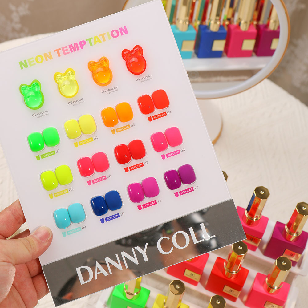 Spring Summer Colourful Fluore - Coloured Gel Set 评论和价格