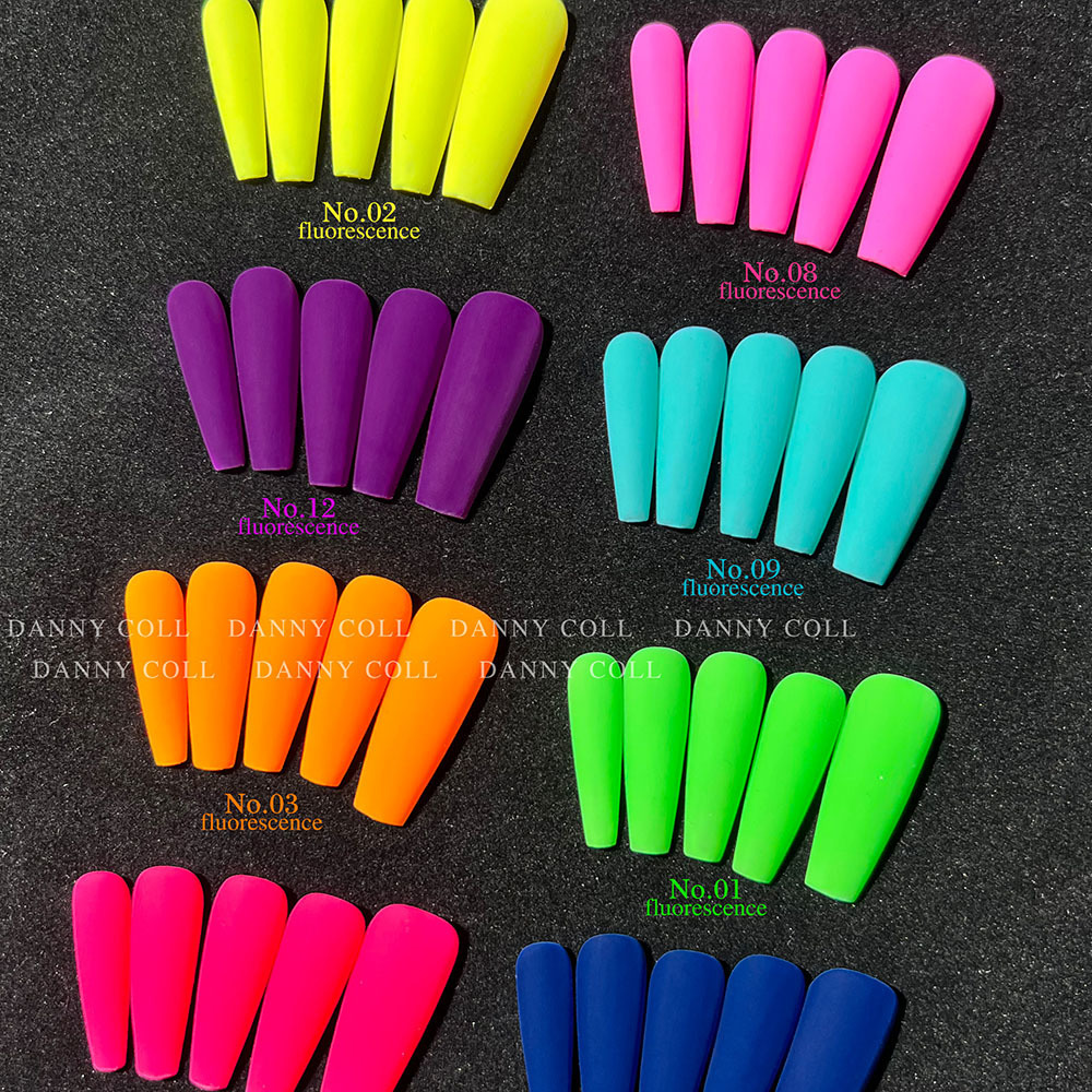 Spring Summer Colourful Fluore - Coloured Gel Set 评论和价格