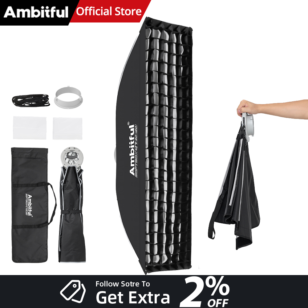 AMBITFUL Q7-II 30*120cm Bowens - Photography Lighting Mount 评论和价格