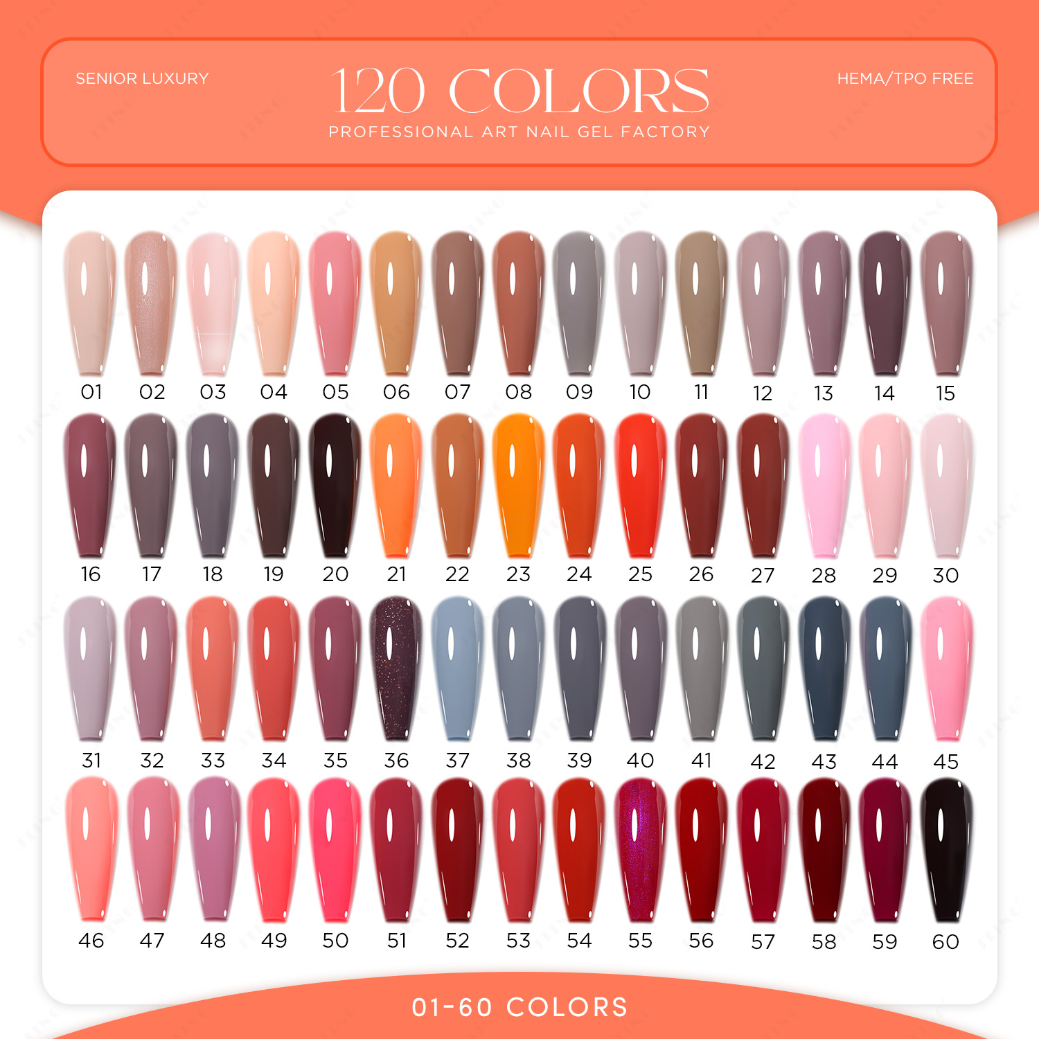 New 120 Color Series Nail Poli - Coloured Gel Set 评论和价格