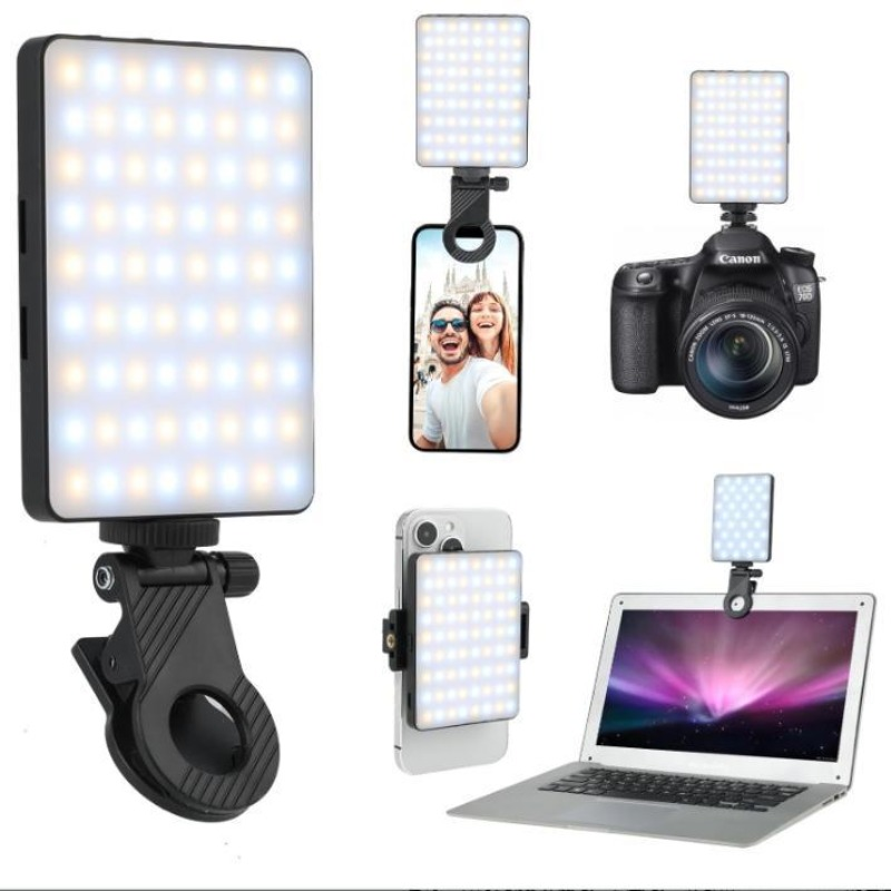 1pc Rechargeable LED Selfie Li - Photography Lighting Video 评论和价格