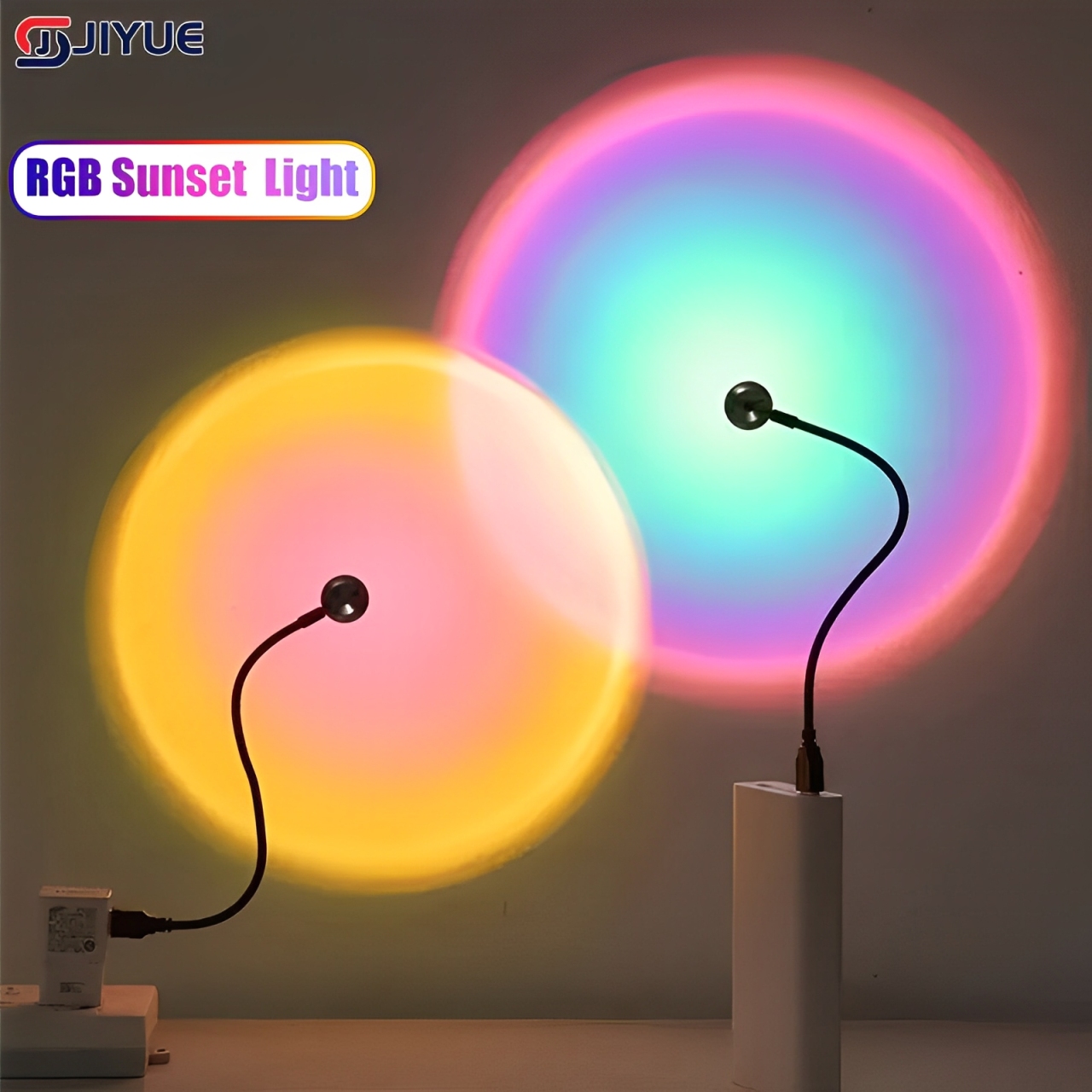 Mini USB ED Sunset Lamp Nightl - Torjim Rgb Photography Video Lighting 评论和价格